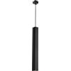 Luce Ambiente e Design LAMPADARIO A SOSPENSIONE FLUKE QUADRATA NERA 1 LUCE ATTACCO GU10 6X6X60CM