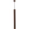 Luce Ambiente e Design LAMPADARIO A SOSPENSIONE FLUKE TONDA CORTEN 1 LUCE ATTACCO GU10 5,5X5,5X60CM
