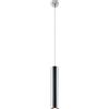 Luce Ambiente e Design LAMPADARIO A SOSPENSIONE FLUKE TONDA CROMO 1 LUCE ATTACCO GU10 5,5X5,5X30CM