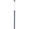 Luce Ambiente e Design LAMPADARIO A SOSPENSIONE FLUKE TONDA CROMO 1 LUCE ATTACCO GU10 5,5X5,5X60CM
