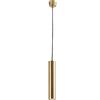 Luce Ambiente e Design LAMPADARIO A SOSPENSIONE FLUKE TONDA ORO 1 LUCE ATTACCO GU10 5,5X5,5X30CM