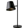Luce Ambiente e Design LAMPADA DA TAVOLO IN METALLO E FERRO COLT GRIGIO 1 LUCE ATTACCO E27 33,5X55CM