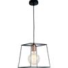 Luce Ambiente e Design LAMPADARIO A SOSPENSIONE HARLEM NERA E RAME 1 LUCE ATTACCO E27 25 25X125CM