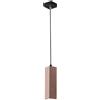 Luce Ambiente e Design LAMPADARIO A SOSPENSIONE KRUK QUADRATA MATTONE 1 LUCE ATTACCO GU10 7X130CM IN CEMENTO