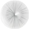Luce Ambiente e Design PLAFONIERA LED AGORA BIANCA E SILVER 18W 2640LM CCT 3000 E 4000 E 6500K DIAMETRO 30CM