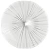 Luce Ambiente e Design PLAFONIERA LED AGORA BIANCA E SILVER 40W 6000LM CCT 3000 E 4000 E 6500K DIAMETRO 50CM