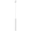 Luce Ambiente e Design LAMPADARIO A SOSPENSIONE LORD BIANCA IN ACCIAIO E ALLUMINIO 1 LUCE ATTACCO GU10 10X10X240CM