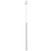 Luce Ambiente e Design LAMPADARIO A SOSPENSIONE LORD BIANCA IN ACCIAIO E ALLUMINIO 1 LUCE ATTACCO GU10 10X10X255CM