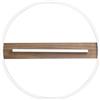 Luce Ambiente e Design PLAFONIERA LED AZIMUTH NERA E LEGNO 36W 4820LM CCT 3000K 4000K 6500K 50X5CM