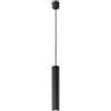 Luce Ambiente e Design LAMPADARIO A SOSPENSIONE LORD NERA IN ACCIAIO E ALLUMINIO 1 LUCE ATTACCO GU10 10X10X240CM