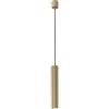 Luce Ambiente e Design LAMPADARIO A SOSPENSIONE LORD ORO IN ACCIAIO E ALLUMINIO 1 LUCE ATTACCO GU10 10X10X240CM