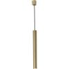 Luce Ambiente e Design LAMPADARIO A SOSPENSIONE LORD ORO IN ACCIAIO+ALLUMINIO 1 LUCE ATTACCO GU10 10X10X255CM