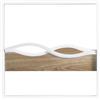 Luce Ambiente e Design PLAFONIERA LED HAWAII QUADRATA BIANCA E LEGNO 40W 5120LM CCT 3000K 4000K 6500K 40X40X6,3CM