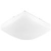 Luce Ambiente e Design PLAFONIERA LED MOON QUADRATA BIANCA 24W 2460LM CCT 3000 E 4000 E 6500K IP44 36X7,5X36CM