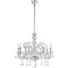 Luce Ambiente e Design LAMPADARIO CRISTALLO TRASPARENTE 8 LUCI ATTACCO E14 70X135CM