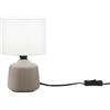 Luce Ambiente e Design LUME BURANO IN CERAMICA BEIGE 1 LUCE ATTACCO E14 MISURA TOTALE D14XH22CM
