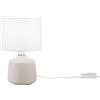 Luce Ambiente e Design LUME BURANO IN CERAMICA BIANCO 1 LUCE ATTACCO E14 MISURA TOTALE D14XH22CM