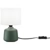 Luce Ambiente e Design LUME BURANO IN CERAMICA VERDE 1 LUCE ATTACCO E14 MISURA TOTALE D14XH22CM