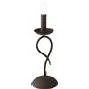 Luce Ambiente e Design LUME GINEVRA CORTEN 1 LUCE ATTACCO E14 14X14X33CM CON CANDELIERI IN METALLO