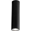 Luce Ambiente e Design PLAFONIERA-FARETTO FLUKE TONDA NERA 1 LUCE ATTACCO GU10 5,5X5,5X20CM