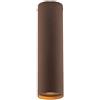Luce Ambiente e Design PLAFONIERA-FARETTO FLUKE TONDA CORTEN 1 LUCE ATTACCO GU10 5,5X5,5X20CM