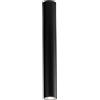 Luce Ambiente e Design PLAFONIERA-FARETTO FLUKE TONDA NERA 1 LUCE ATTACCO GU10 5,5X5,5X40CM