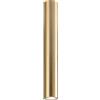 Luce Ambiente e Design PLAFONIERA-FARETTO FLUKE TONDA ORO 1 LUCE ATTACCO GU10 5,5X5,5X40CM