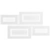 Luce Ambiente e Design PLAFONIERA ALBERS BIANCA IN METALLO 40W 5500LM CCT 3000 E 4000 E 6500K 62.5X35X5CM