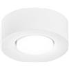 Luce Ambiente e Design PLAFONIERA ATHEN TONDA BIANCA 1 LUCE ATTACCO GX53 14X14X5,3CM IN GESSO VERNICIABILE
