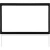 Akozon Cornice autoradio 2 DIN DVD Universal PST spessore mascherina auto cruscotto plastica resistente navigazione telaio parti 178x102mm nero
