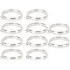 Fdit Pendenti con Cornice Cava con Castone Aperto Rotondo 10PCS Pendenti con Cornice Cava Rotonda per Gioielli Fai da Te Che Fanno Risultati Forniture per L'artigianato (Tipo 1)