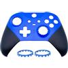 Hzxkqmil Guscio di Ricambio Custodia Anteriore Scocca Frontalino Piastre di Copertura Accessori per Xbox Controller Elite Series 2, Anelli per Joystick Inclusi, Blu