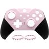 Hzxkqmil Guscio di Ricambio Custodia Anteriore Scocca Frontalino Piastre di Copertura Accessori per Xbox Controller Elite Series 2, Anelli per Joystick Inclusi, Rosa