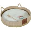 Zolux cesta gribouille 2 in 1 colore beige-grigio 50x50x19cm