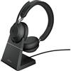 Jabra Evolve2 65 Auricolare Wireless A Padiglione Ufficio USB tipo A Bluetooth Nero - 26599-999-989