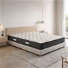 Geemma Materasso offerta, Materasso semirigido H20 cm contro il mal di schiena che NON SCALDA - MOD. PRIME 130x195 cm - Geemma