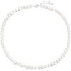Philip Jones Collana girocollo con perle bianche