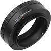 Andoer Adattatore per obiettivo in metallo con anello di montaggio T/T2 per Olympus E-1/E-3/E-10/E-20/E-30/E-300/E-330/E-400/E-410/E-420/E-510/E-520/E-600/E-620/E-100 RS Micro 4/3