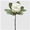 EDG Enzo De Gasperi Ramo Magnolia Artificiale con Foglie 70cm Bianco