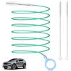 Draupnir Spazzola di Pulizia del Tettuccio dell'Auto, 500cm Lungo Sunroof Drain Brush Flessibile Drain Brush Tool Tube Cleaner con 2Pcs 20cm Spazzola di Pulizia per Tettuccio Tergicristallo Foro di Scarico