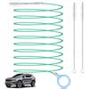 Draupnir Spazzola di Pulizia del Tettuccio dell'Auto, 1000cm Lungo Sunroof Drain Brush Flessibile Drain Brush Tool Tube Cleaner con 2Pcs 20cm Spazzola di Pulizia per Tettuccio Tergicristallo Foro di Scarico