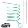 Draupnir Spazzola di Pulizia del Tettuccio dell'Auto, 300cm Lungo Sunroof Drain Brush Flessibile Drain Brush Tool Tube Cleaner con 2Pcs 20cm Spazzola di Pulizia per Tettuccio Tergicristallo Foro di Scarico