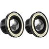 EBTOOLS Fendinebbia Auto Angel Eyes Fari antinebbia LED per veicoli commerciali con luci diurne a LED