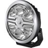 Hella VALUEFIT Blade Chrome 7 faro a LED - 12/24 V - rotondo - numero di | riferimento: 25 - montaggio - ECE-148/ECE-149 - Colore del vetro: trasparente - Cavo: 500 mm - 1FJ 357 198 - 001