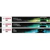 BOSCH B36006 - Kit completo di spazzole tergicristallo per veicoli, con coppia di spazzole anteriori + spazzola tergicristallo posteriore (1), 66/50,8/30,5 cm