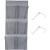 Galenecx Tasche Scarpiera a Sospensione, Shoe Storage Organizer con Gancio, Scarpiera a Sospensione da Porta a 6 Scomparti, Organizer da Appendere Alla Parete, per Armadi, Porte, Camper
