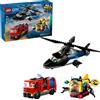 Lego City Elicottero, Autopompa e Sottomarino 60462