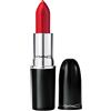 Mac Lustreglass Lipstick Cockney Rossetto Leggero Luminoso Lunga Tenuta Idratante Volumizzante 3 gr Stick