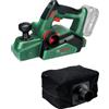 Bosch 18V System Pialletto a batteria PHO 18V-20 (Piallatura flessibile da diverse angolazioni; facile sostituzione della lama; incl. sacchetto per la polvere)