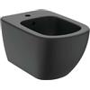 Ideal Standard - Tesi Bidet sospeso con fissaggi nascosti - Nero Seta
